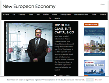 Tablet Screenshot of neweuropeaneconomy.com